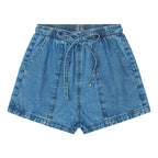 Shorts Jeans Com Faixa Beeloop Linha Gloss Feminino
