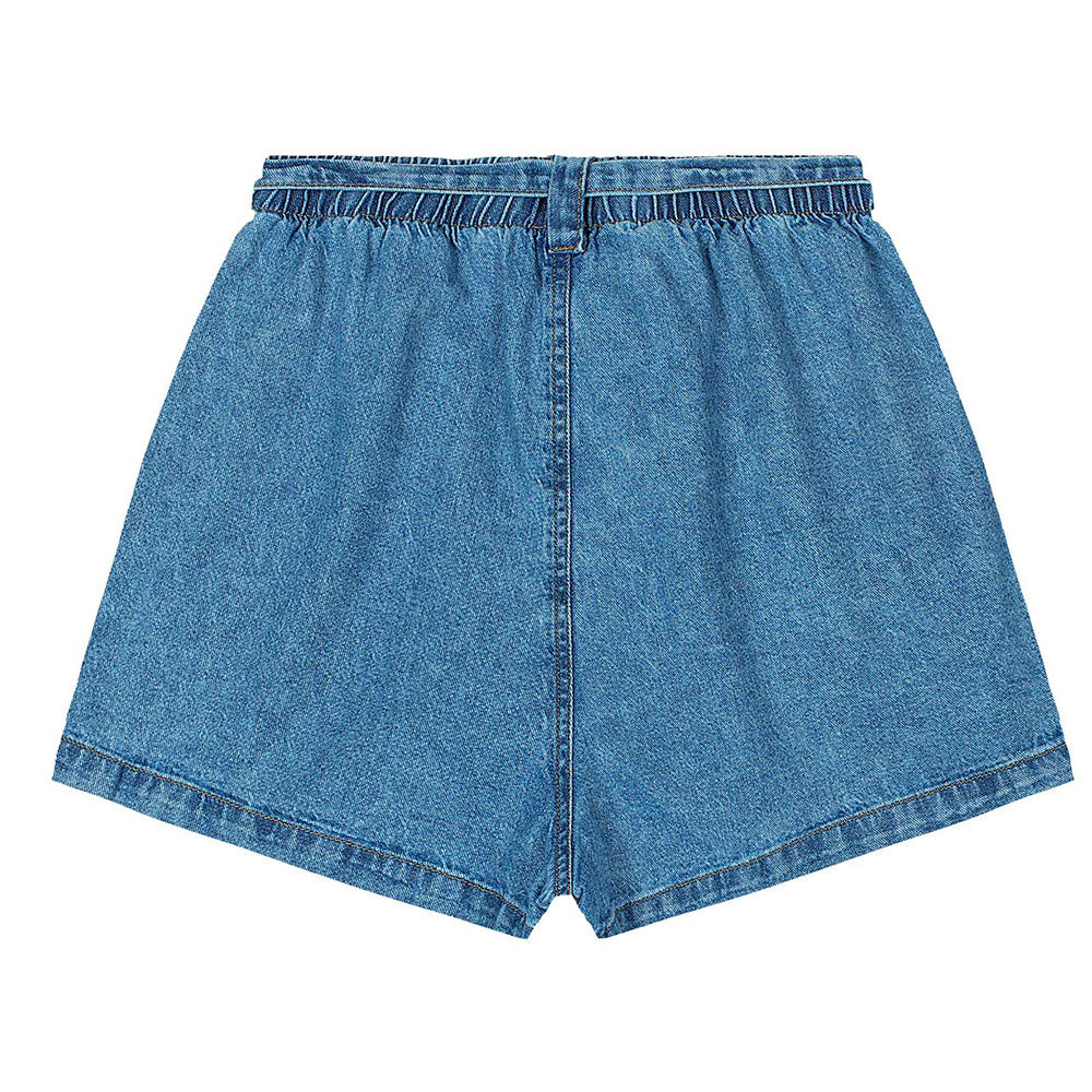 Shorts Jeans Com Faixa Beeloop Linha Gloss Feminino