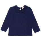 Blusinha Manga Longa com Gola Bordada Vazada Milon - Feminina
