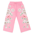 Calça Pantalona Flores Milon - Feminina