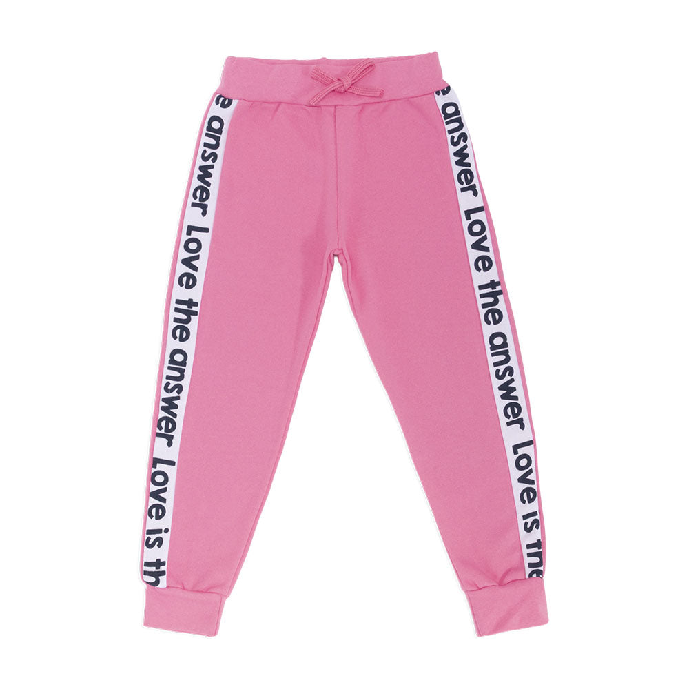 Calça Moletom Flanelada com Punho Love Is The Answer Taita - Feminina