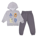 Conjunto Moletom Flanelado Jaqueta com Capuz ABCD Taita - Masculino