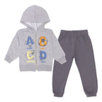 Conjunto Moletom Flanelado Jaqueta com Capuz ABCD Taita - Masculino