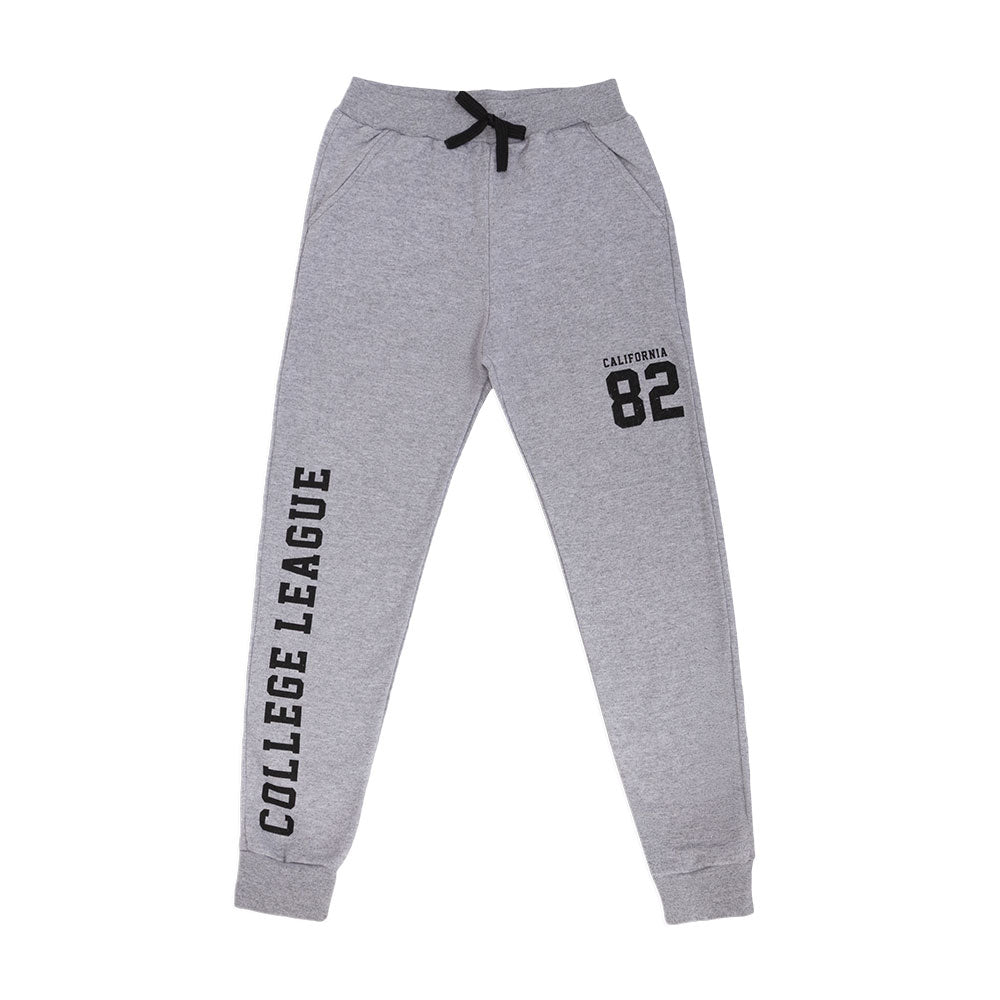 Calça Moletom Flanelada com Punho College League Taita - Masculina