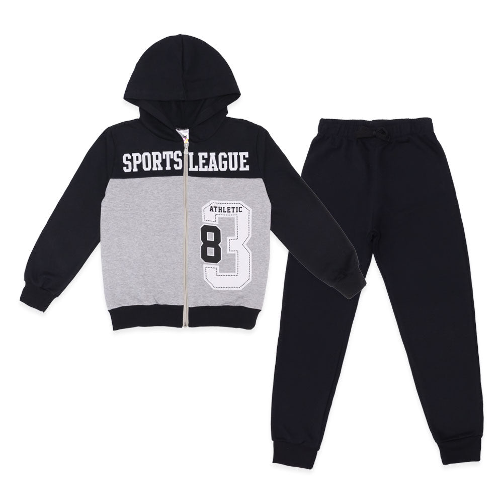 Conjunto Moletom Flanelado Jaqueta com Capuz Sports League Taita - Masculino