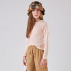 Blusinha Manga Longa Cotton Botomix Neon Nina Go - Feminina