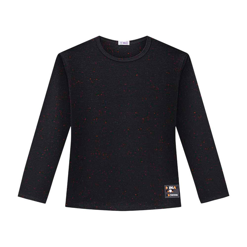 Blusinha Manga Longa Cotton Botomix Neon Nina Go - Feminina