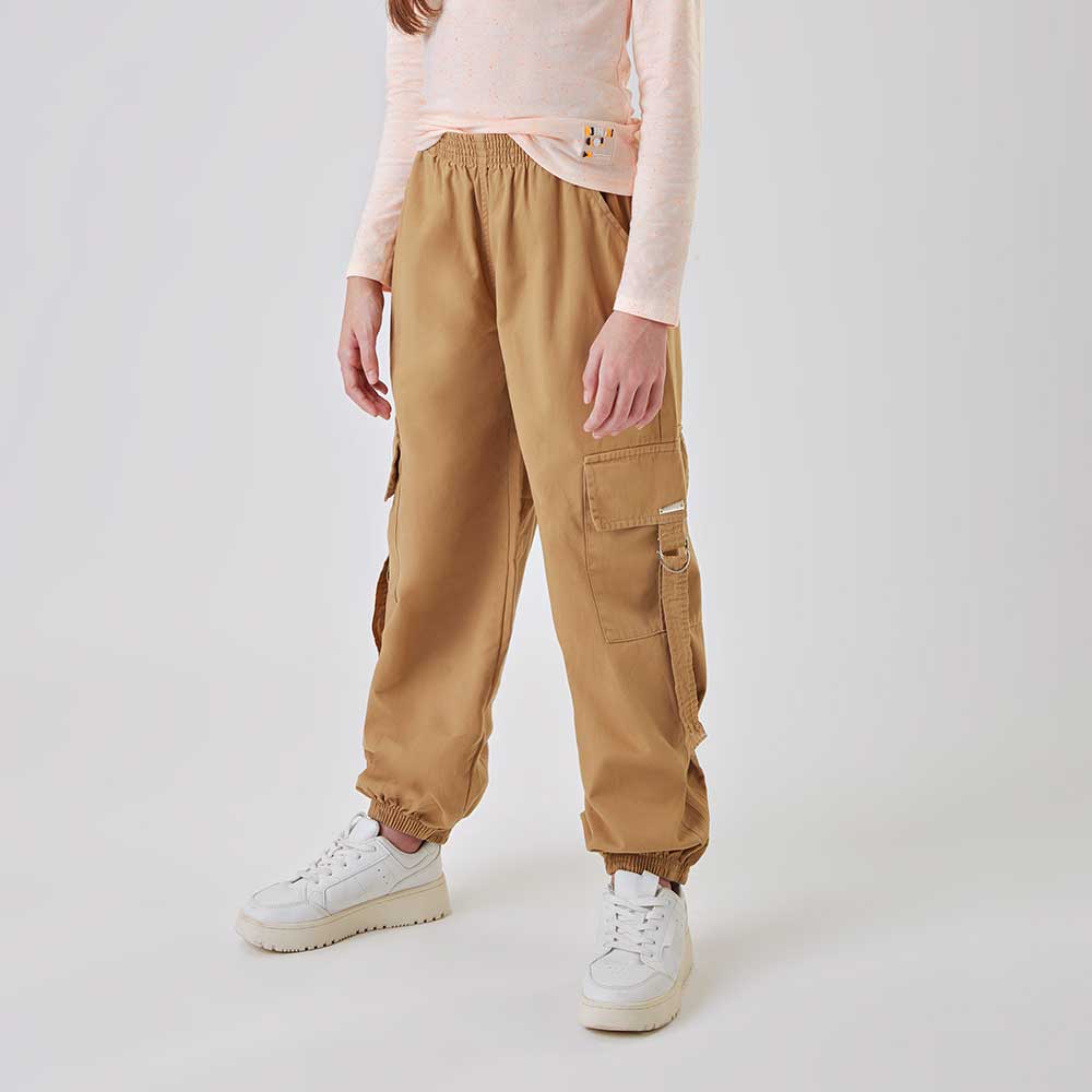 Calça Cargo Sarja Leve Nina Go! - Feminina