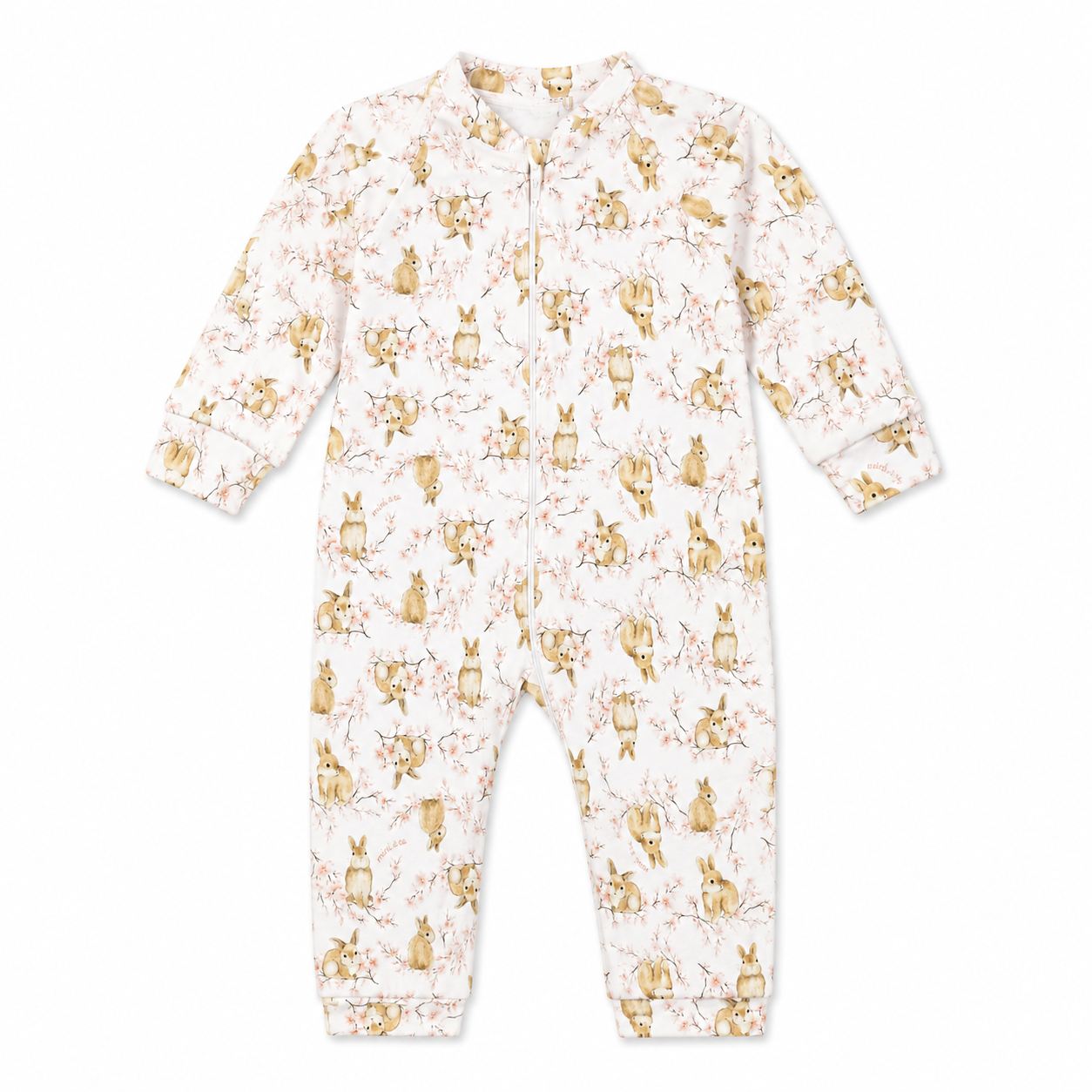 Macacão Manga Longa Mini & CO Feminino - Coelhinhas