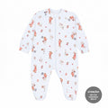 Macacão Manga Longa Suedine Estampado Zíper Mini & Co Feminino – Camponesa