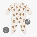 Macacão Manga Longa Forrado Mini & CO Em Suedine E Microsoft Masculino - Urso Mini&CO