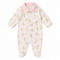 Macacão Manga Longa Estampado Feminino Mini & Co - Coelhinhas