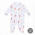 Macacão Manga Longa com Gola Estampado Mini & Co Feminino – Camponesa