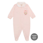 Macacão Manga Longa Estampado com Gola Bipartida Suedine Feminino –  Cachorrinhas