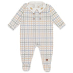 Macacão Manga Longa Estampado com Gola Bordada Suedine Masculino – Fazendinha