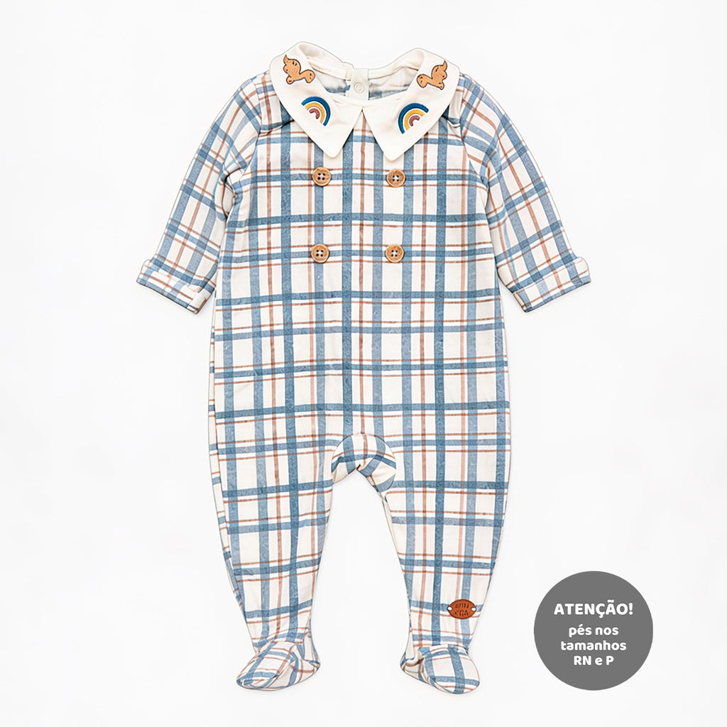 Macacão Manga Longa Gola Masculino Mini & Co – Dinos