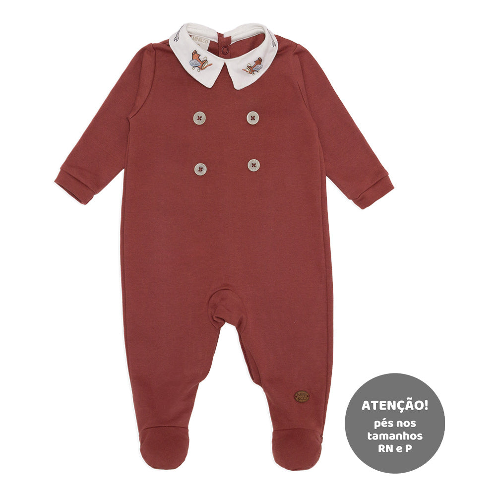 Macacão Manga Longa Masculino Gola Bipartida Suedine Masculino - Racer