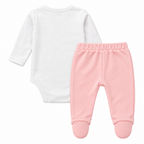 Conjunto Body Manga Longa e Mijão Babadinho Suedine Menina Mini & Co - Cachorrinha