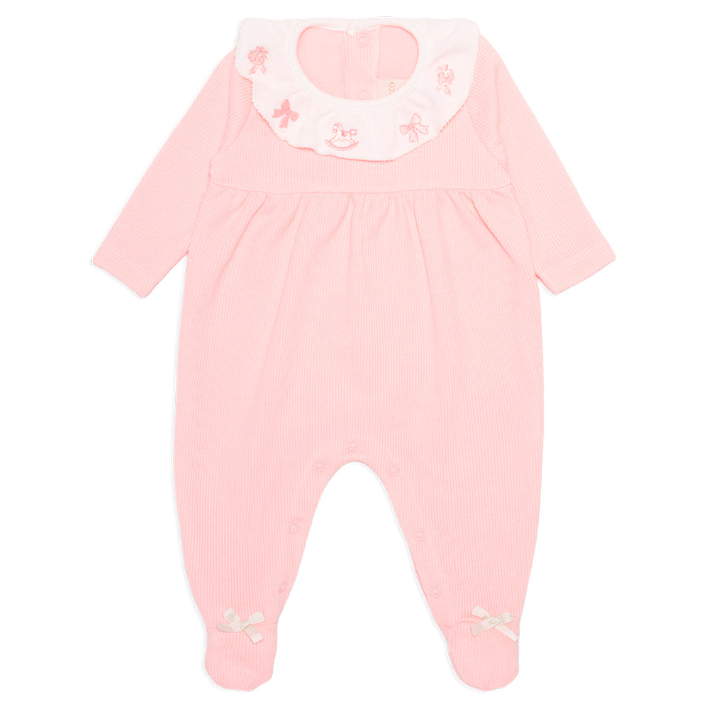 Macacão Manga Longa Mini E Co Com Recorte E Babado Feminino - Provençal Feminino