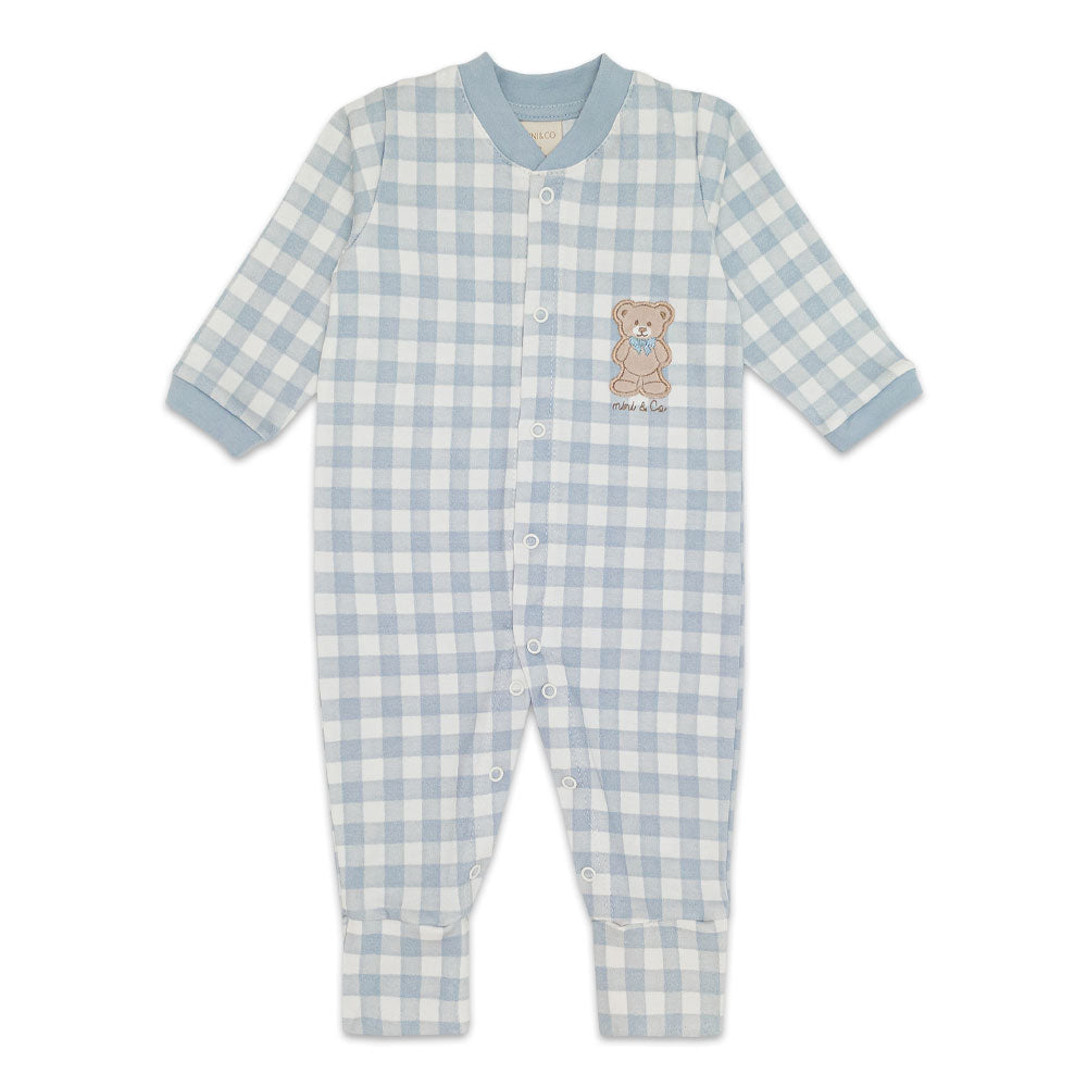 Macacão Manga Longa Estampado Suedine Masculino – Urso Provençal