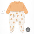 Macacão Manga Longa Sobreposto Tricot e Suedine Masculino Mini & Co – Capivaras