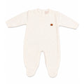 Macacão Manga Longa Tricot Ponto Losango Off White Masculino – Mini & Co
