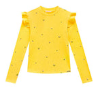 Blusinha Manga Longa Canelada Estampada Somnii - Feminina