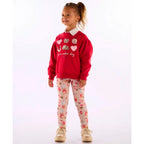 Conjunto Blusão Felpado E Legging Quimby Cookie Mood Feminino