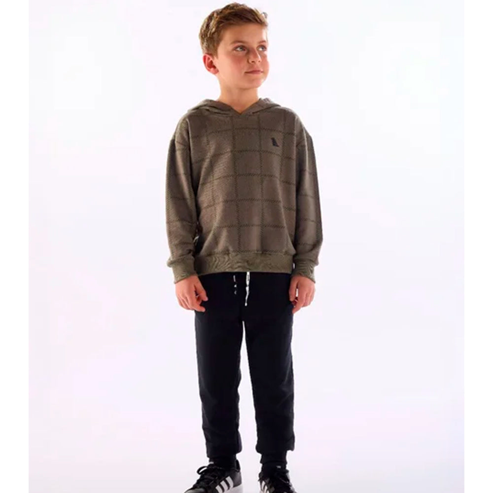 Conjunto Blusão Com Capuz E Calça Quimby Estampado Masculino
