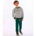 Conjunto Blusão Listrado E Calça Moletom Quimby Masculino