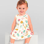 Vestido Brandili Estampa de Frutas Feminino