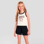 Conjunto Regata e Shorts Brandili Com Glitter Feminino