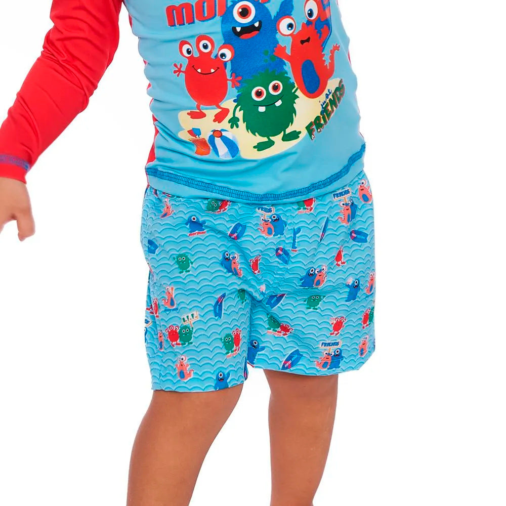 Bermuda De Tactel Mormaii Estampada Masculina - Azul