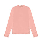 Blusinha Manga Longa Ribana Canelada Gola Nina Go - Feminina