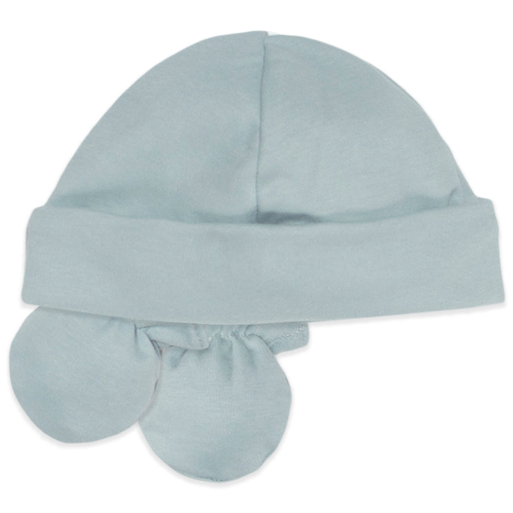 Kit Touca e Luva Suedine Verde