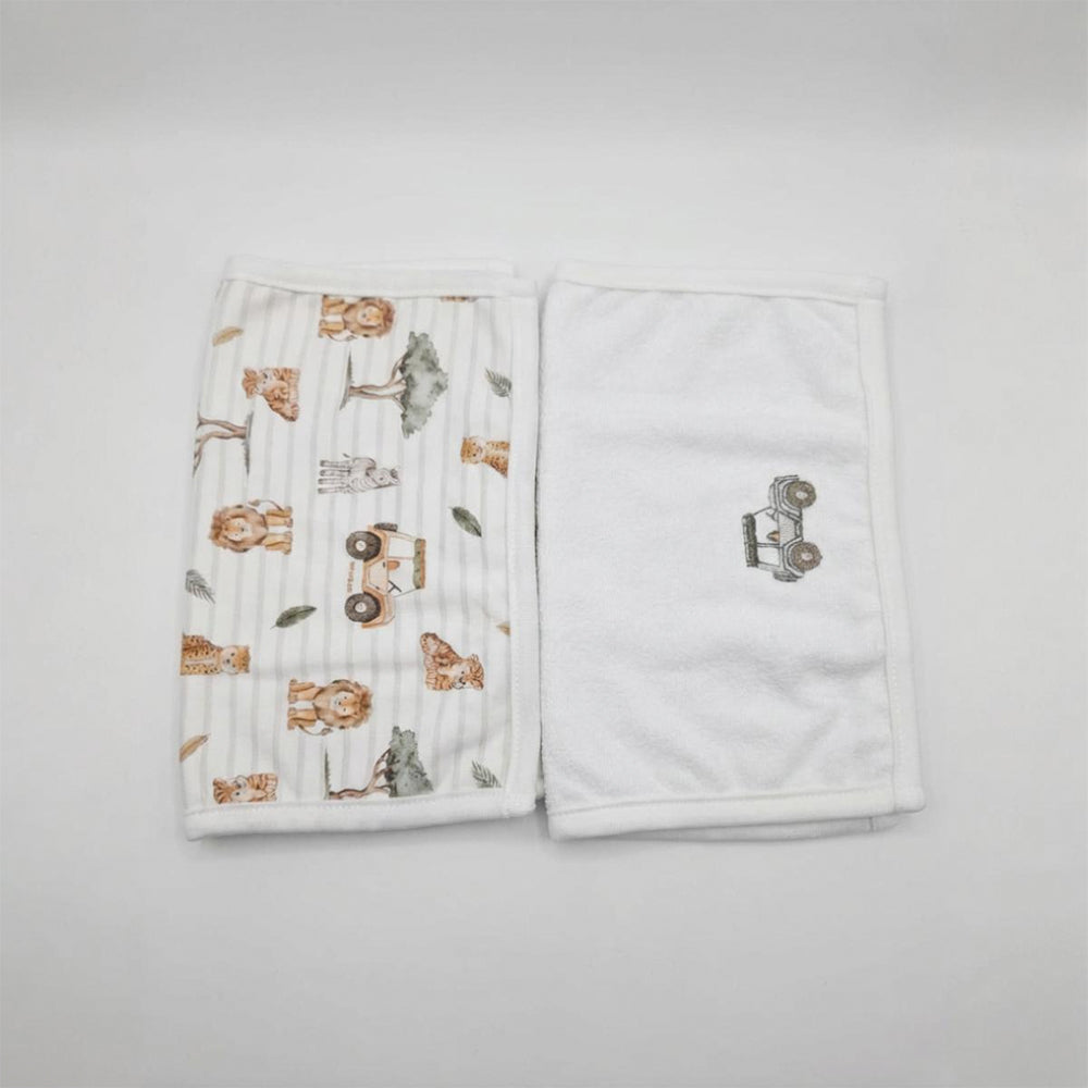 Kit De 2 Toalhas De Boca Mini E Co Suedine E Atoalhado Masculino - Savana