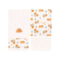 Kit de 2 Toalhas de Boca Mini & Co Suedine e Forro Atoalhado Mini & Co Masculino - Cachorrinho