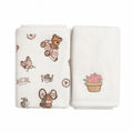 Kit De 2 Toalhas de Boca Mini & CO Feminino - Ursinhas