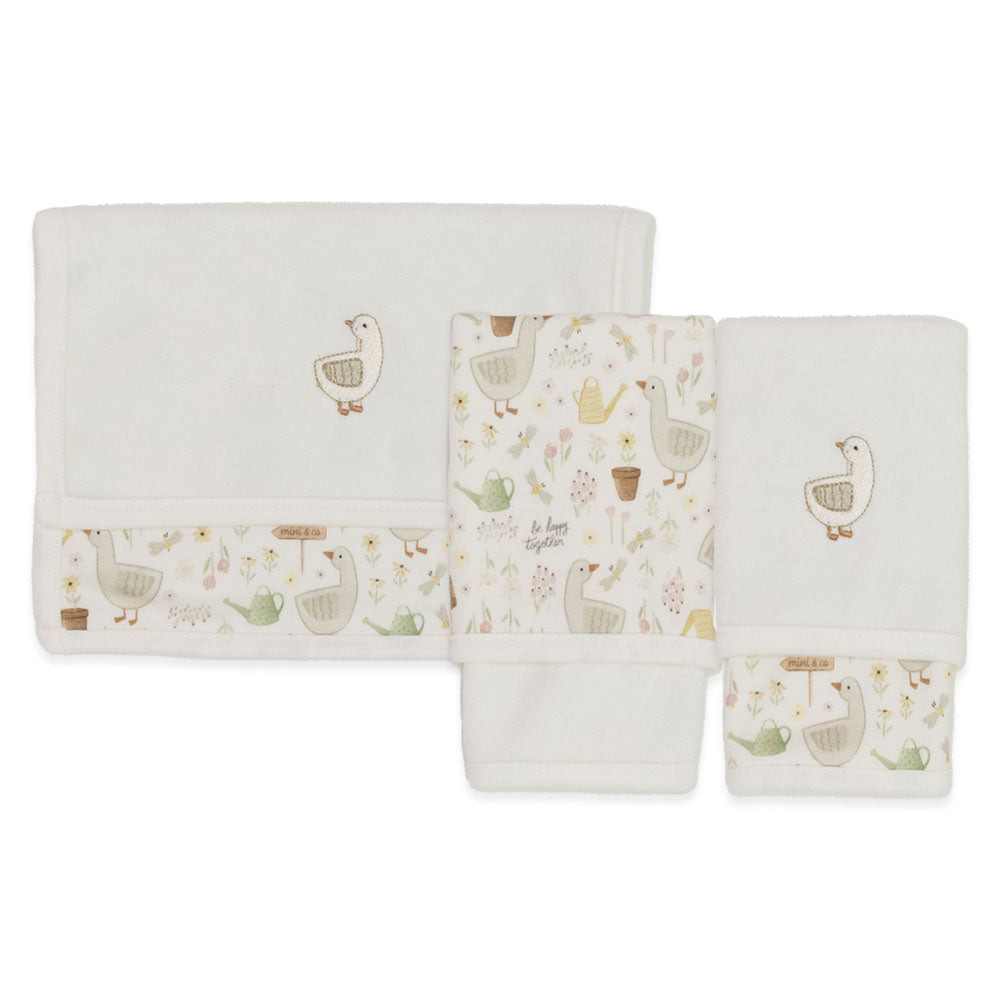 Kit de 2 Toalhas de Boca Suedine com Forro Atoalhado Feminino - Little Sweet