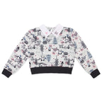 Blusão Feminino com Gola Estampado Tokyo Menina Anjo - Feminino