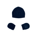 Kit Touca e Luva Tricot Marinho Unissex Mini & Co