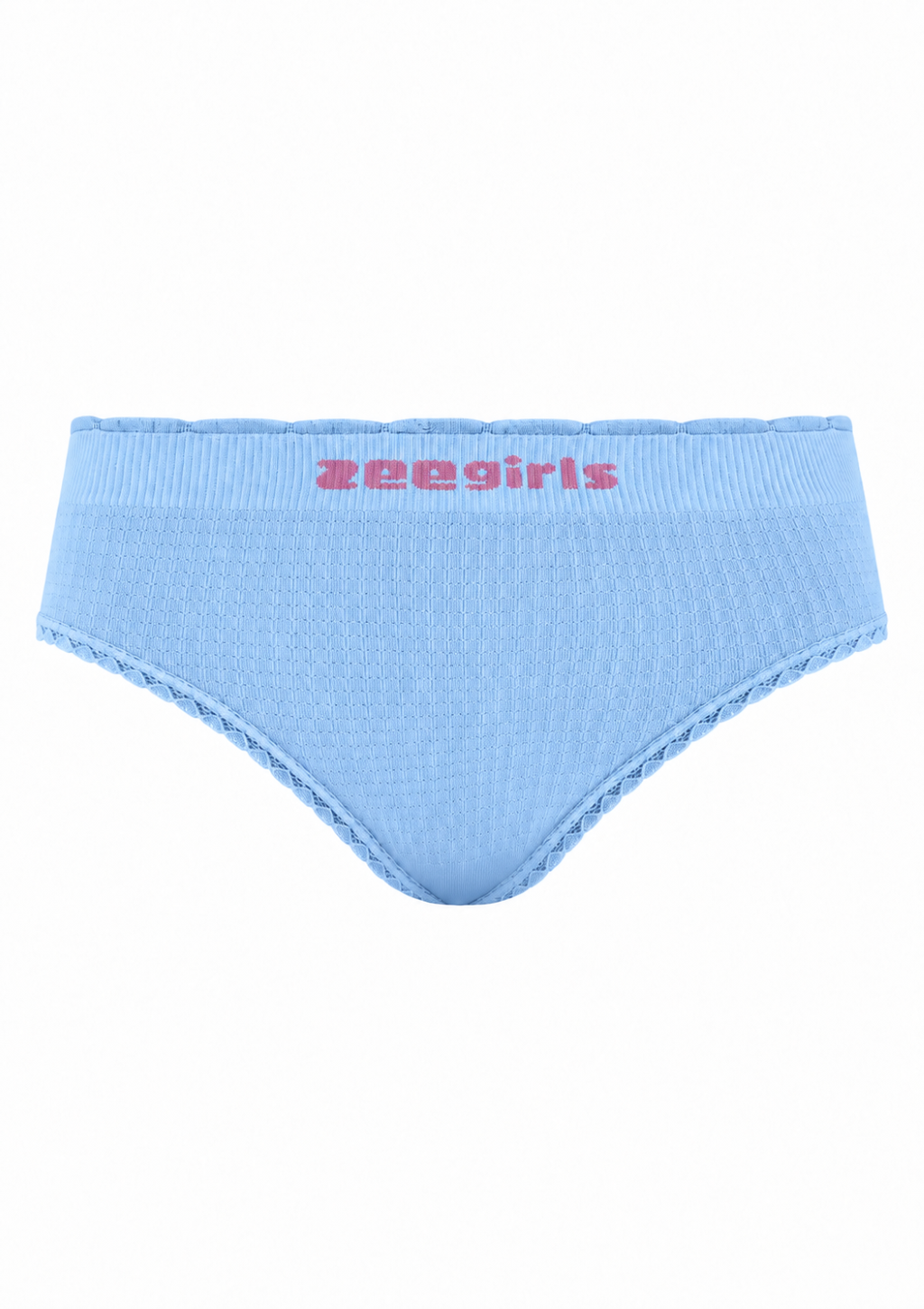 Calcinha Tanga Mescla Infantil Sem Costura Menina Zee Rucci - Azul