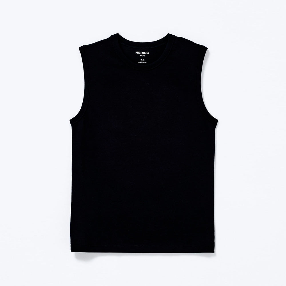 Camiseta Regata Básica Hering Masculina - Preto