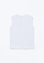 Regata Hering Kids Em Malha Com Estampa Masculina - Branco