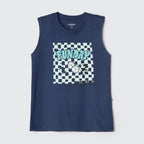Camiseta Regata Estampada Funday Azul Hering - Masculina