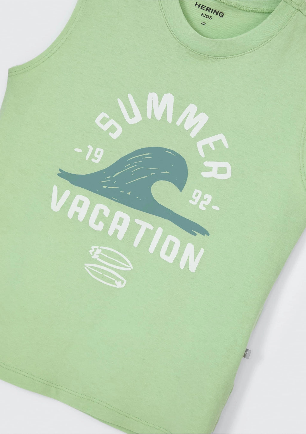 Camiseta Regata Summer Vacation Verde Hering - Masculina