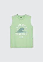Camiseta Regata Summer Vacation Verde Hering - Masculina