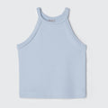 Regata Cropped Canelada Azul Hering Infantil - Feminina