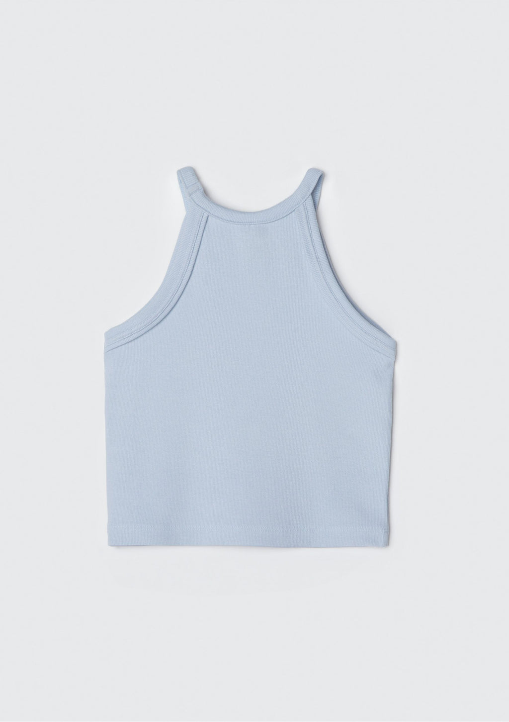 Regata Cropped Canelada Azul Hering Infantil - Feminina