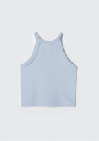 Regata Cropped Canelada Azul Hering Infantil - Feminina